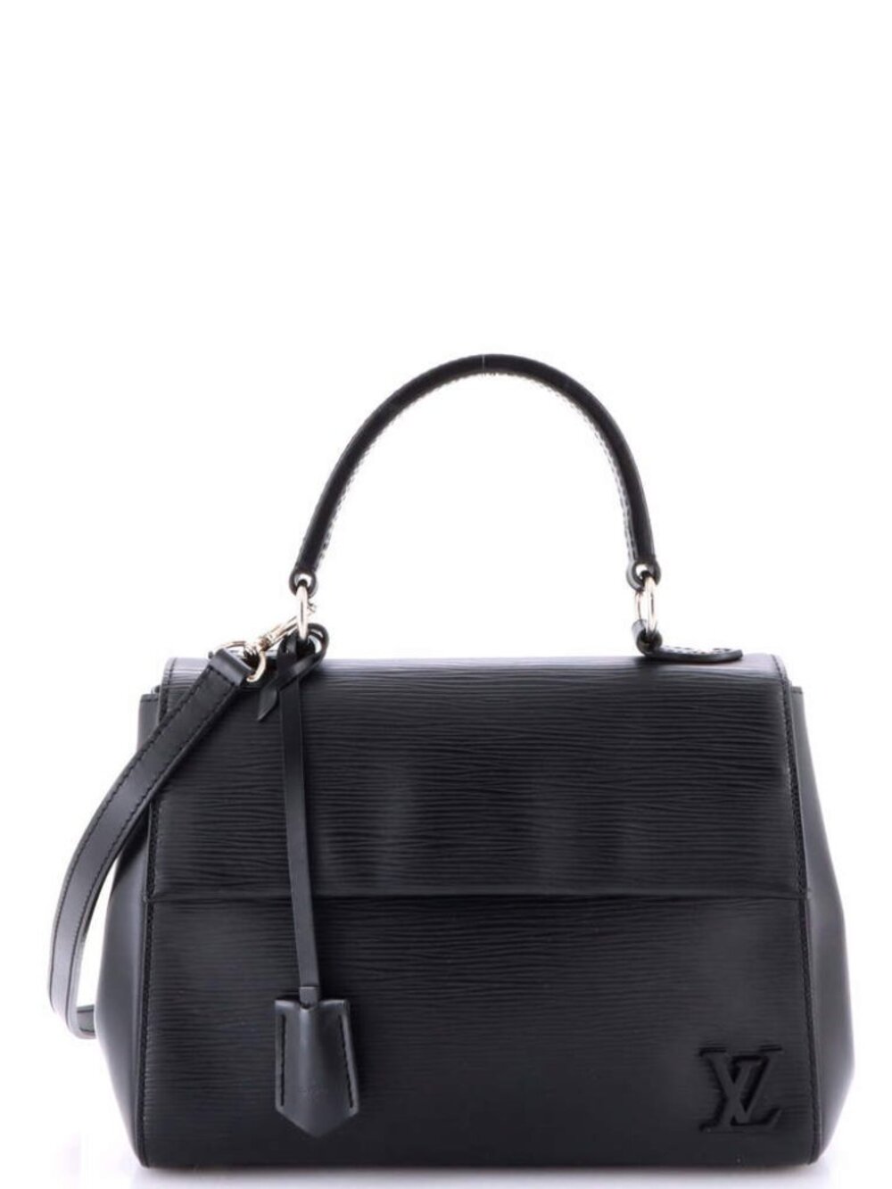 Louis Vuitton Cluny Epi Leather Top Handle BB Bag in Black